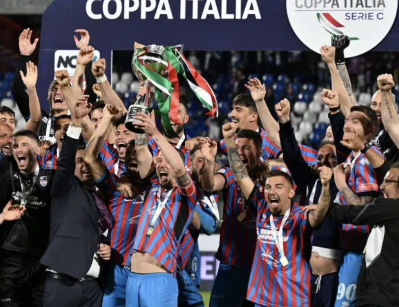Il Catania vince la Coppa Italia di C