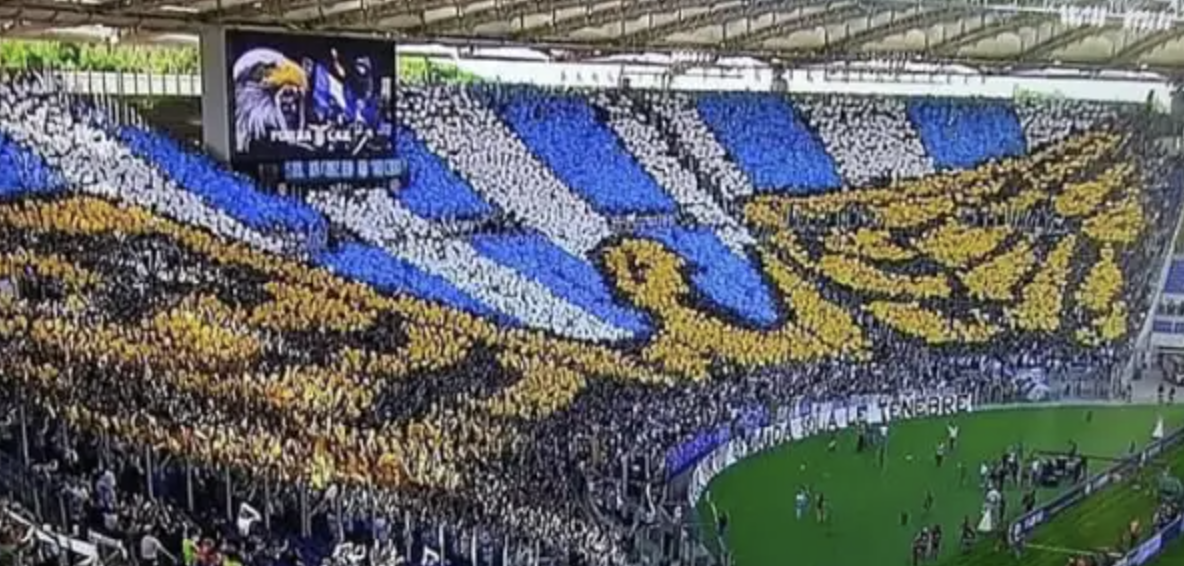 Chiusa la curva della Lazio