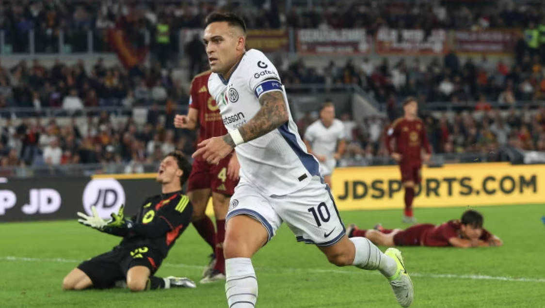 L’Inter vince 1-0 a Roma